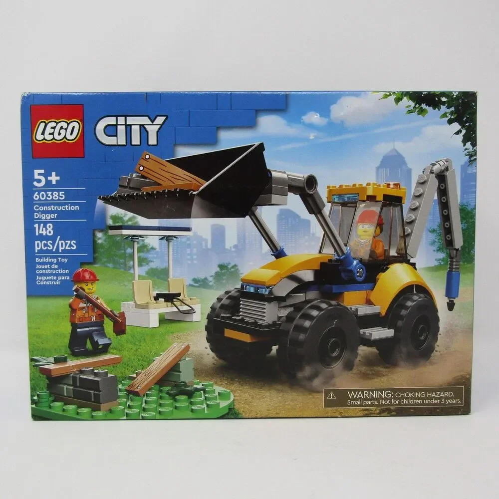 LEGO CITY: Construction Digger (60385) 148 Piece Set New Sealed